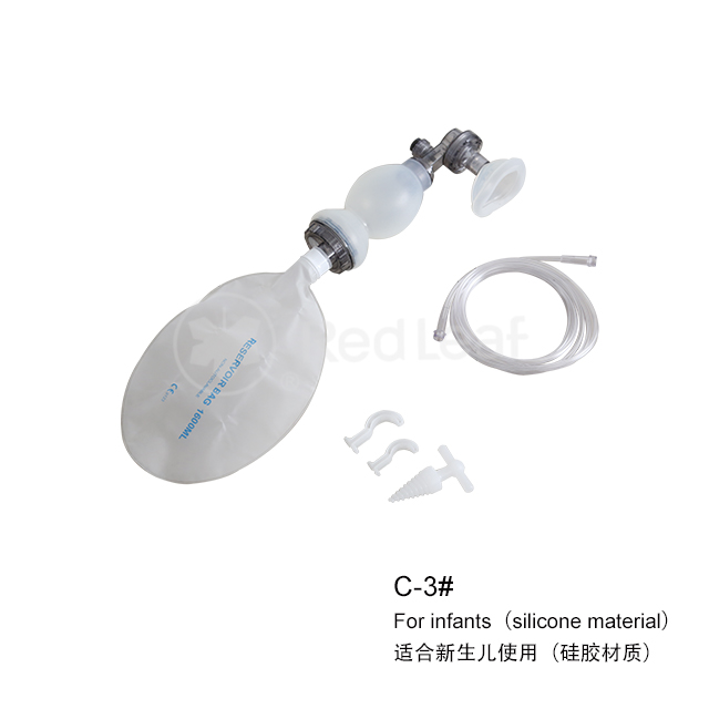 C-1#/2#/3# Manual Silicon Resuscitator 
